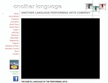 Tablet Screenshot of anotherlanguage.org